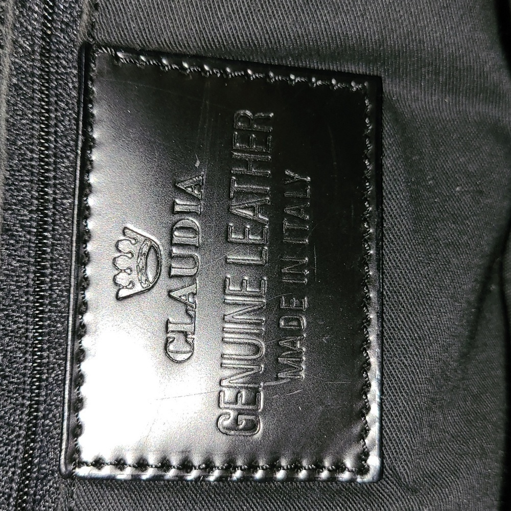 Claudia* Leather Handbag* Black* - Picture 5 of 7